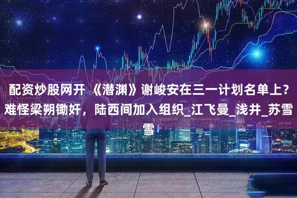 配资炒股网开 《潜渊》谢峻安在三一计划名单上？难怪梁朔锄奸，陆西间加入组织_江飞曼_浅井_苏雪